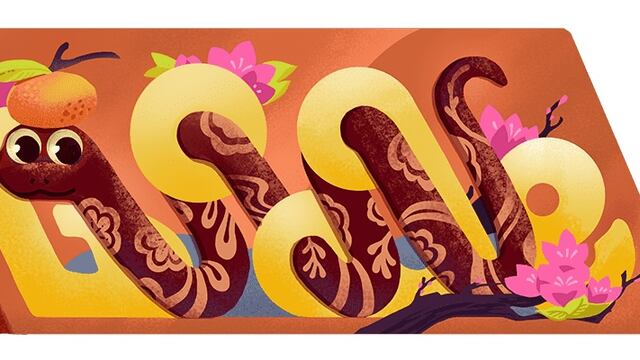 El juego de la serpiente con el que Google Doodle celebra el Año Nuevo Chino 2025