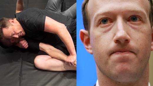 Elon Musk se prepara para dominar a Mark Zuckerberg en su pelea; presumen su fuerza extrema