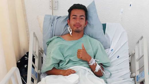 Futbolista mexicano pierde un pie tras accidente